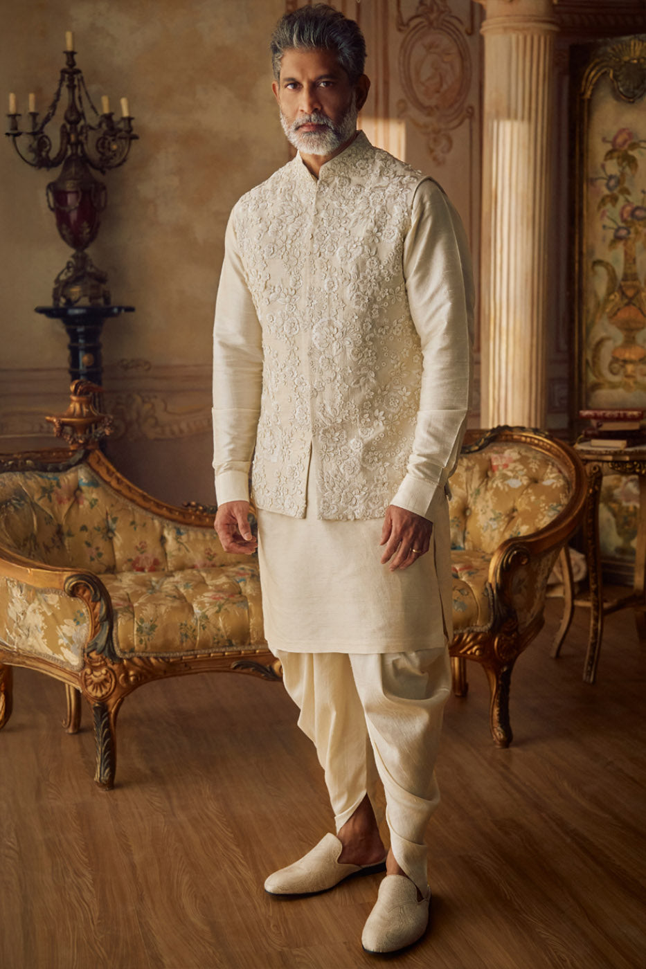 Champagne Three-Dimensional Bundi Set