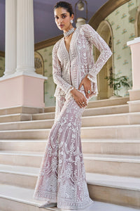 Mauve Dori Sharara Set