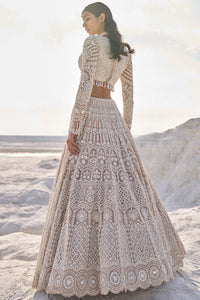 Nude Cream Dori Lehenga Set