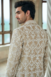 Coffee Sherwani Set