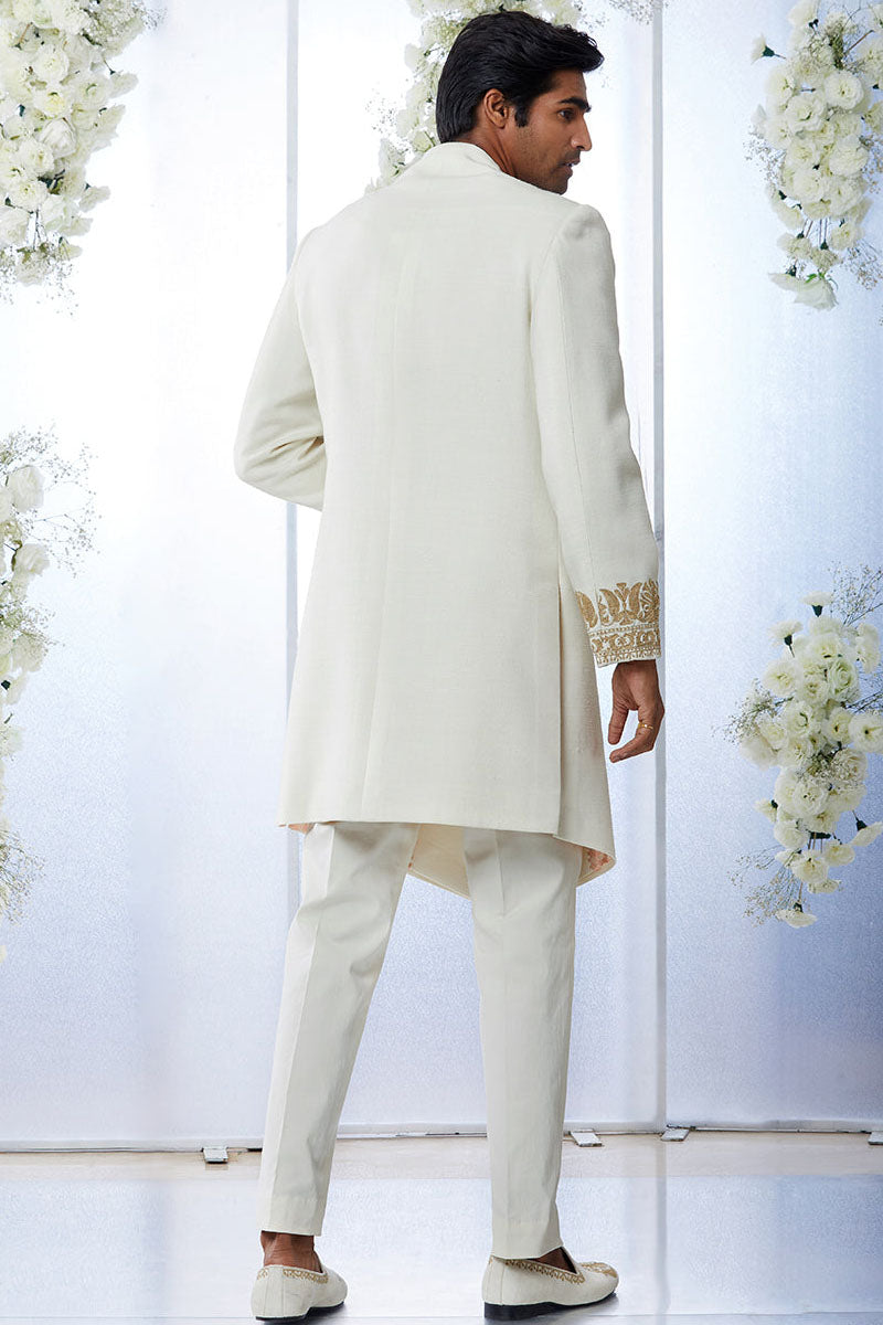 Ivory Sherwani Set