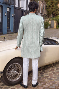 Powder Blue Sherwani Set