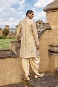 Rose Gold Sherwani Set