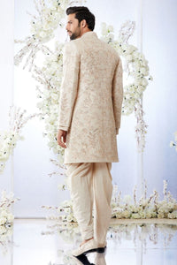 Rose Gold Sherwani Set