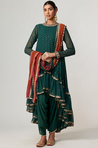 Jade Green Dhoti Kurta Set