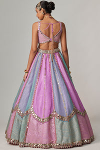 Mauve Multicolor Lehenga Set