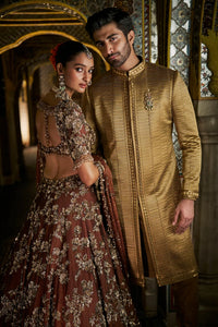 Bronze Gold Lehenga Set