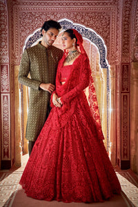 Red Lehenga Set