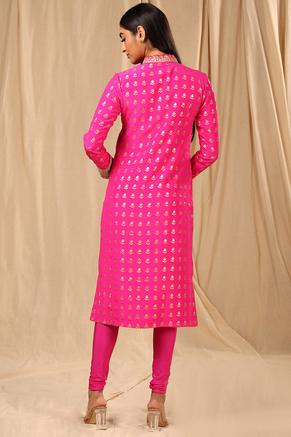 Hot Pink Wallflower Kurta