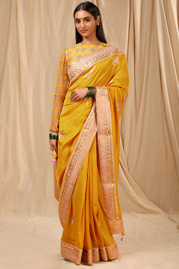 Florence Yellow Vintage Fiona Saree