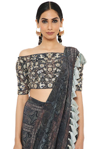 Amani Choli With Pre-Stitched Saree