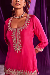 Rani Pink Sharara Set