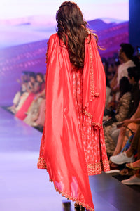 Surkh Laal Floral Anarkali