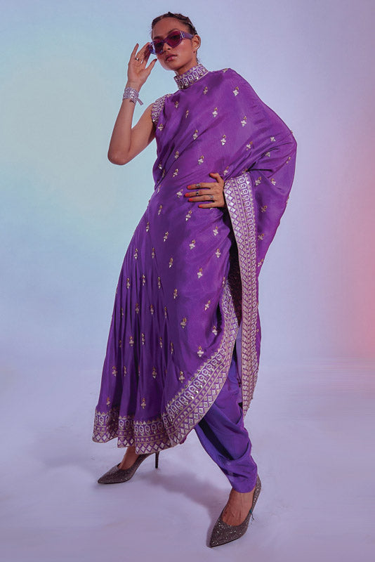 Embellished Drape Saree