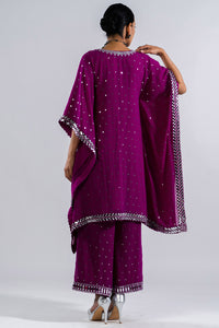 Pop Wine Kaftan Set