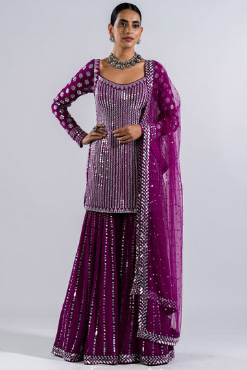 Pop Wine Sharara Set