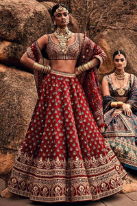 LAUKYA AJARAKH LEHENGA SET